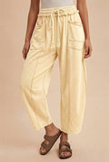 Mineral Wash Barrel Fit Utility Knit Pants