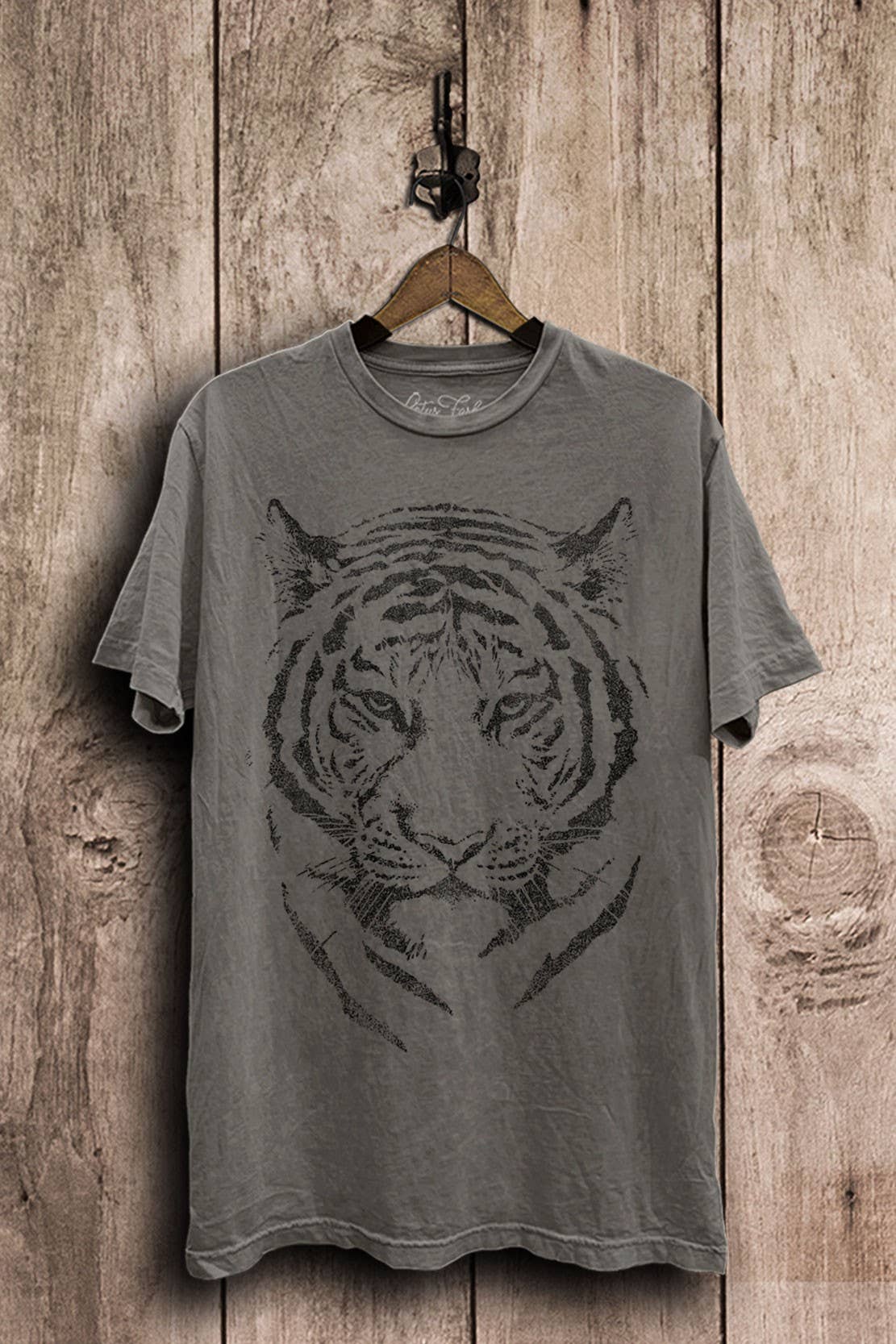 Tiger Face Graphic Top