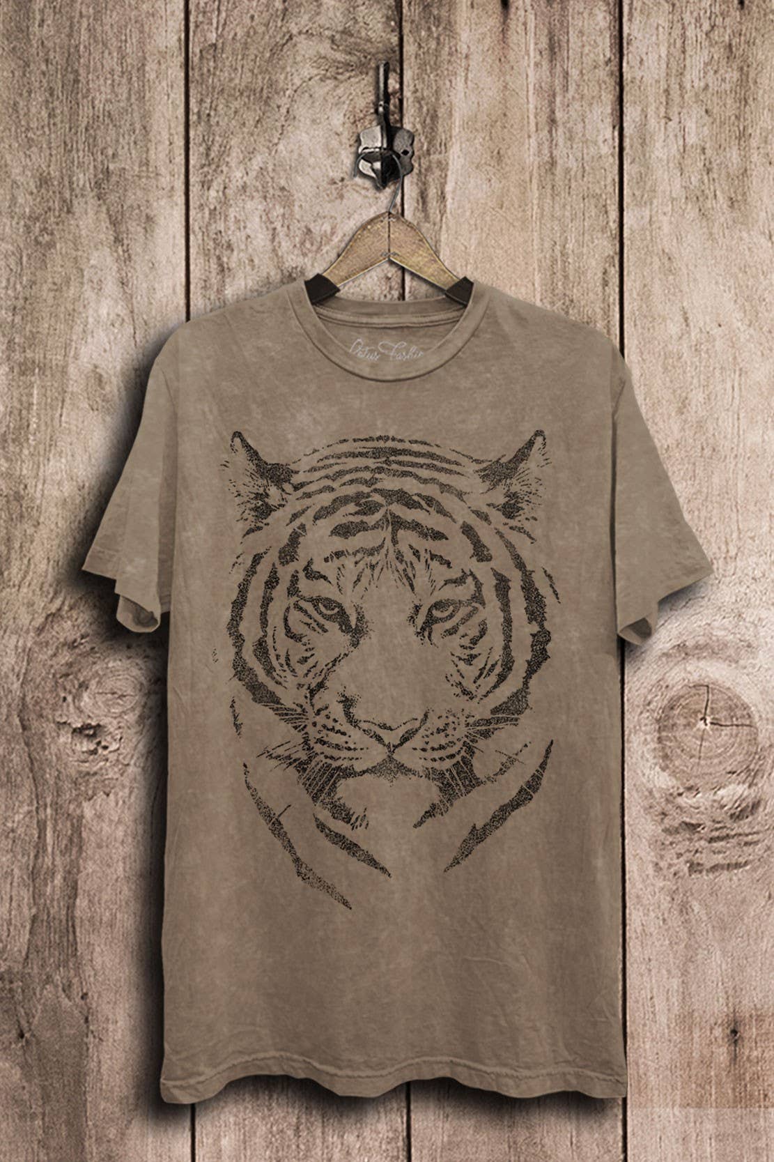 Tiger Face Graphic Top