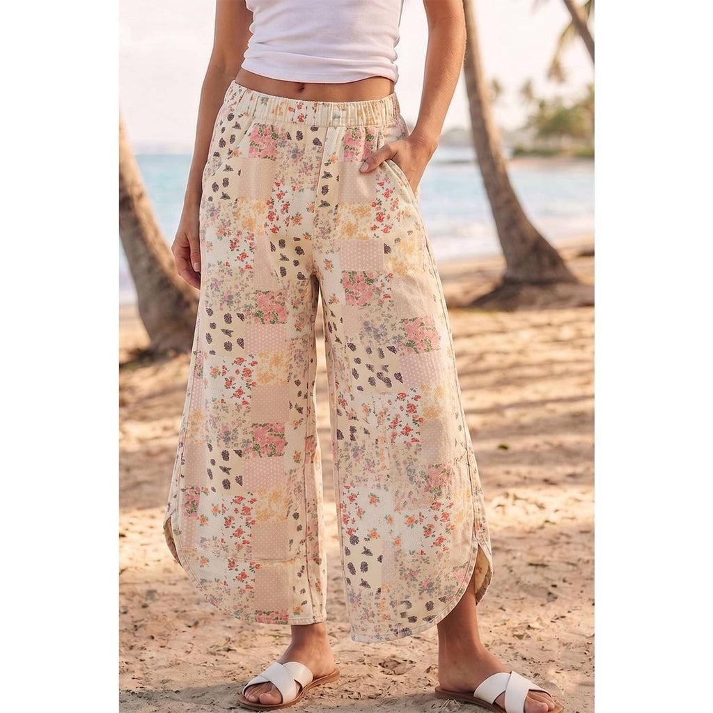 Tulip Washed Camo Relaxed Fit Jean