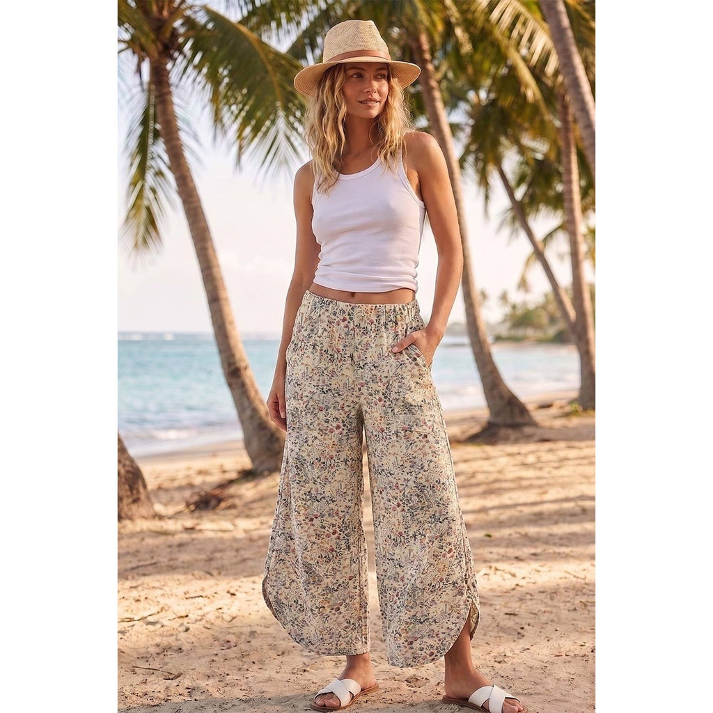Tulip Washed Camo Relaxed Fit Jean
