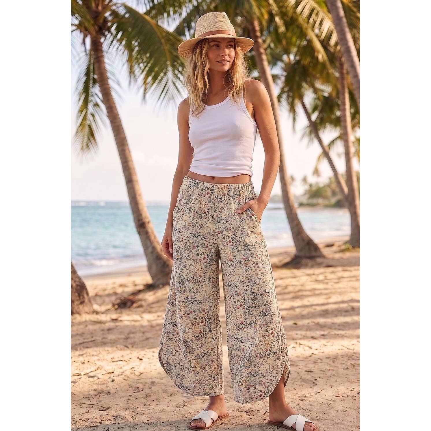 Tulip Washed Camo Relaxed Fit Jean